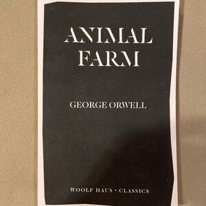 Like New "Animal Farm" Paperback Book